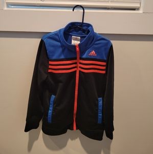 Boys Adidas Size 7 athletic zip up jacket.